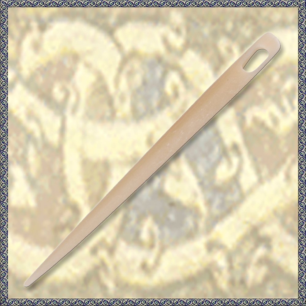 Stricknadel / Große Nähnadel aus Knochen fürs Nadelbinden