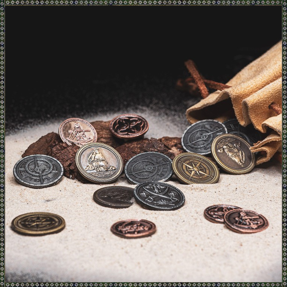 LARP-Piratenmünzen, 10er Pack